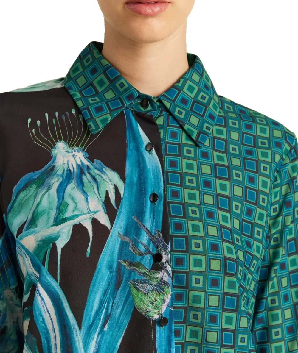 FOREL Γυναικείο Πουκάμισο Εμπριμέ 3