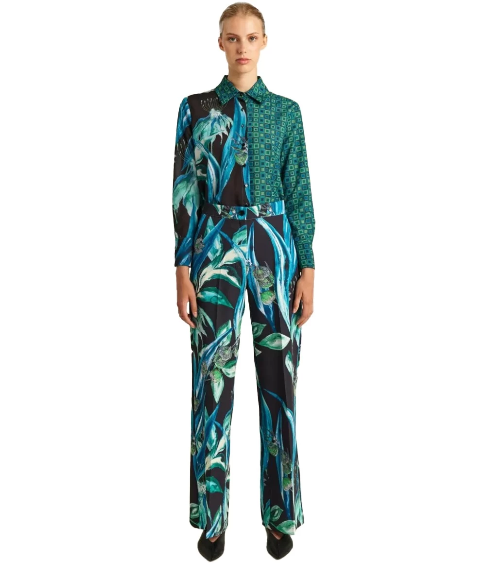 FOREL Γυναικείο Πουκάμισο Εμπριμέ 1