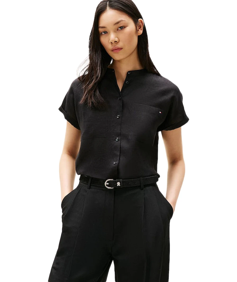 Tommy Hilfiger Γυναικείο Λινό Πουκάμισο Relaxed fit 1