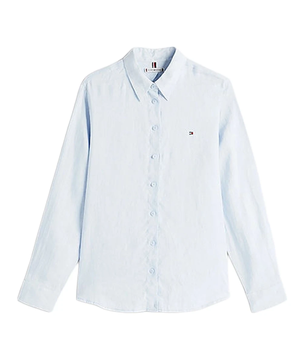 Tommy Hilfiger Γυναικείο Κλασικό Λινό Πουκάμισο  5