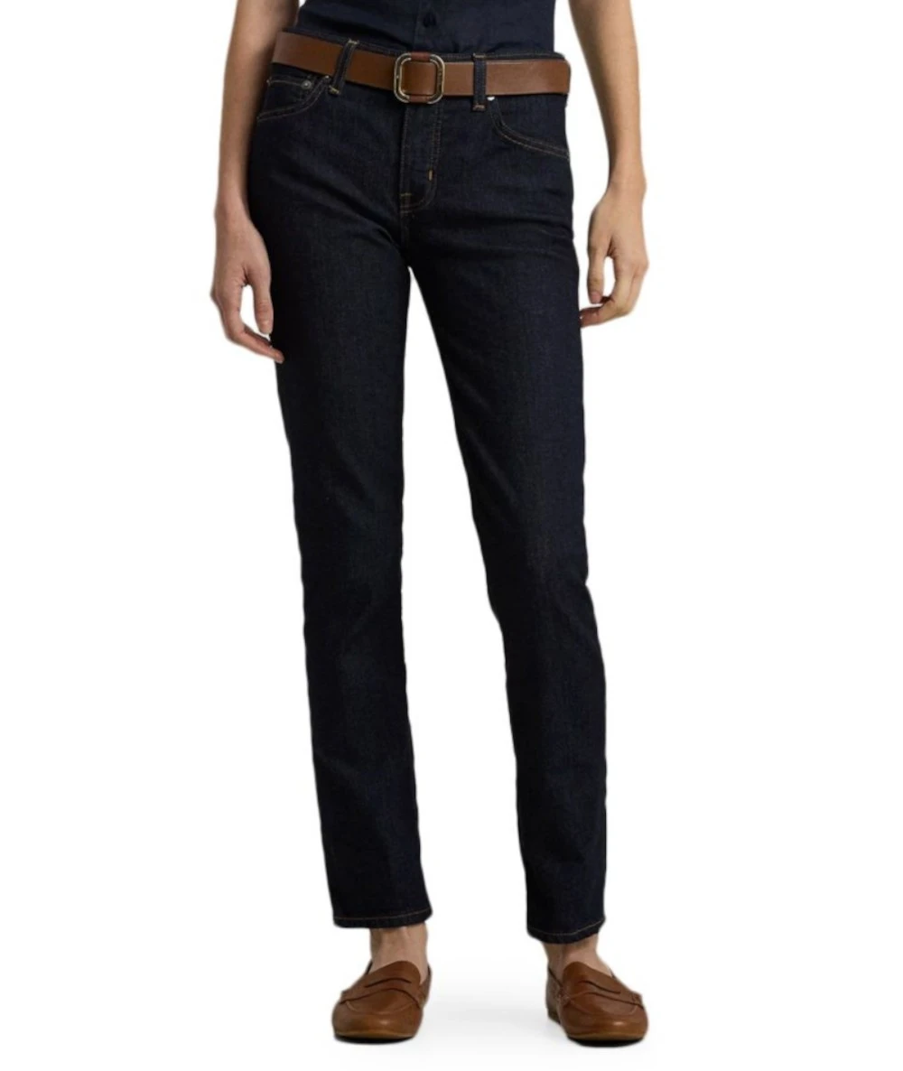 Ralph Lauren Women's Mid-Rise Straight Jeans 1