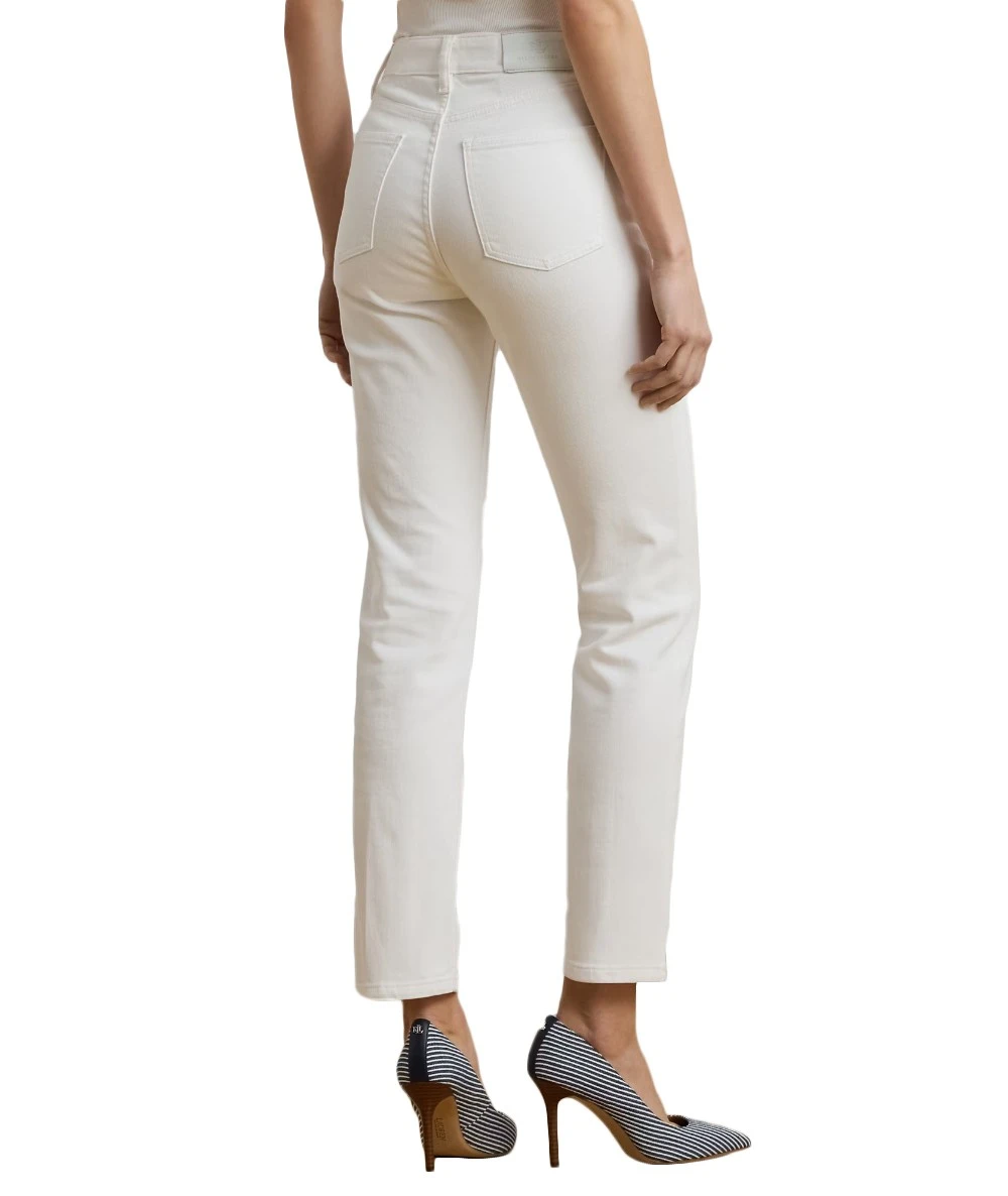 Ralph Lauren Women's High Rise Straight Ankle High Waist Jeans. 3