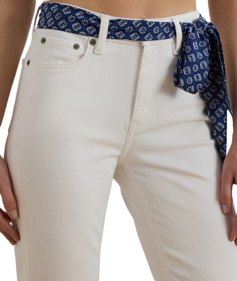 Ralph Lauren Women's High Rise Straight Ankle High Waist Jeans. 4