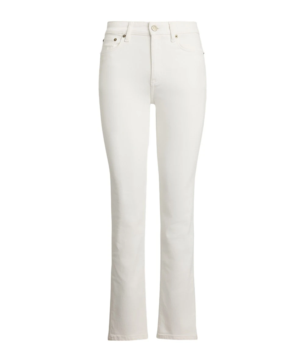 Ralph Lauren Women's High Rise Straight Ankle High Waist Jeans. 6
