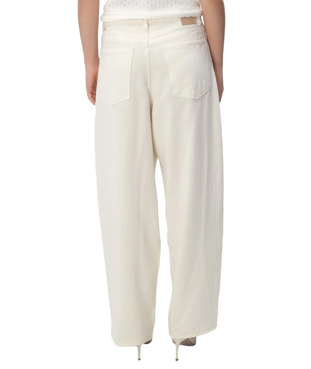 BOSS Γυναικείο ψηλόμεσο Τζιν Παντελόνι Σε Φαρδιά Γραμμή. 2