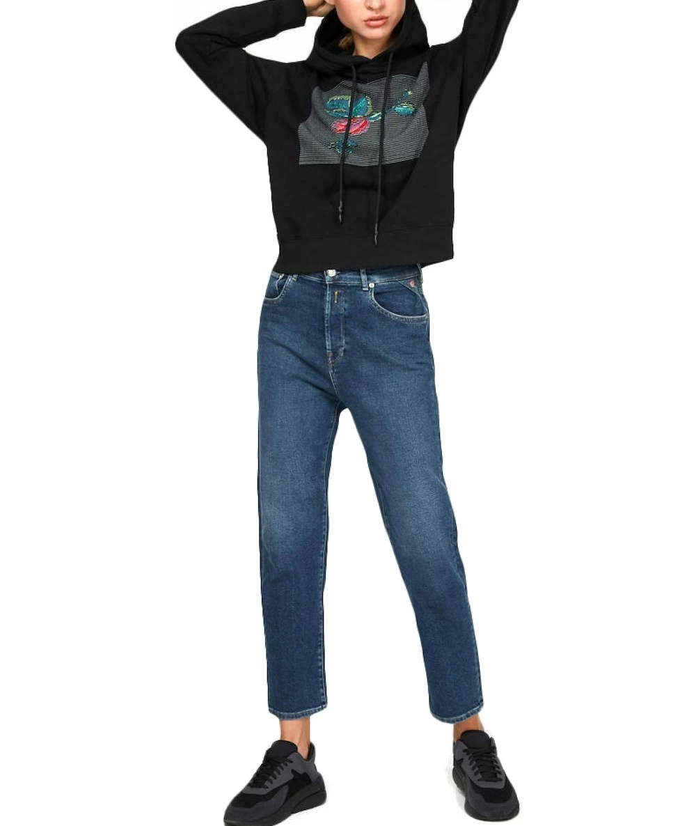 Replay Tyna High Waist Mom Fit Women Jean Pants 4