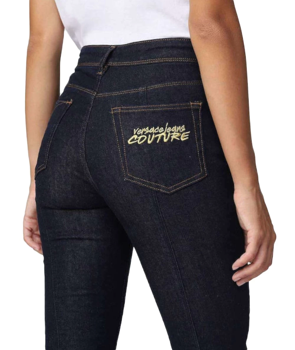 Versace Γυναικείο βαμβακερό Jean Παντελόνι. 2