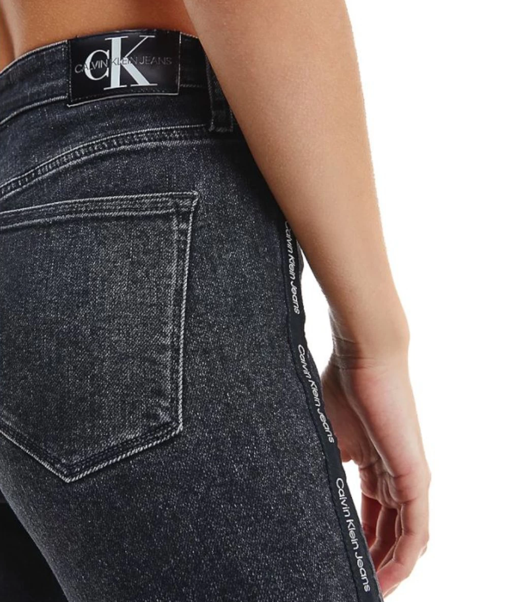 Calvin Klein Ψηλόμεσο Skinny Fit Γυναικείο Jean Παντελόνι. 3
