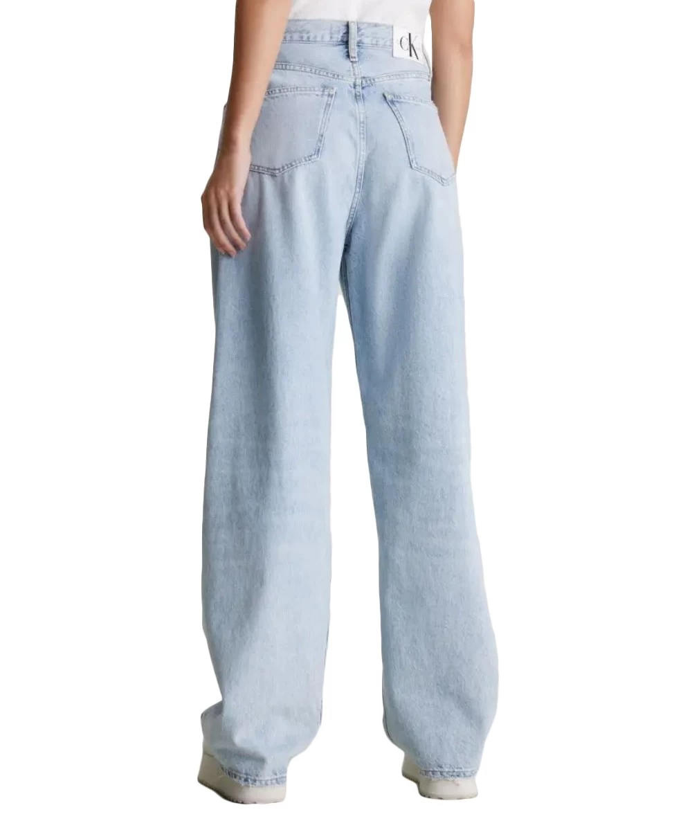 Calvin Klein High Rise Relaxeg Women's High Waist Relaxed Jeans. 2
