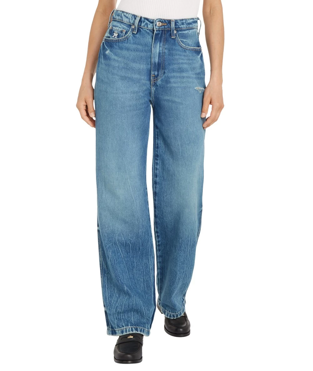 TOMMY HILFIGER High-Waisted Jeans Straight Line. 1
