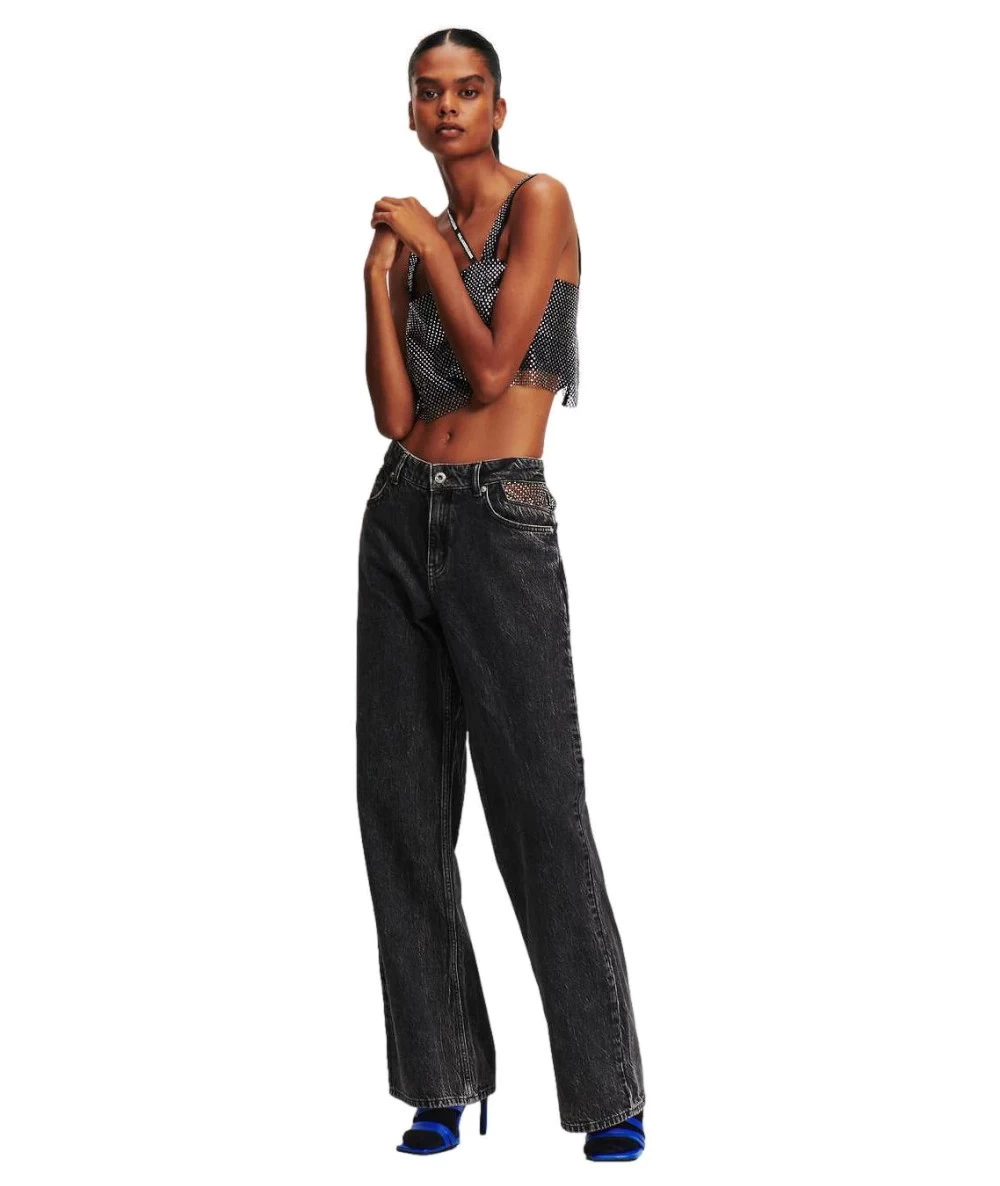 KARL LAGERFELD JEANS Γυναικείο Παντελόνι Relaxed 3