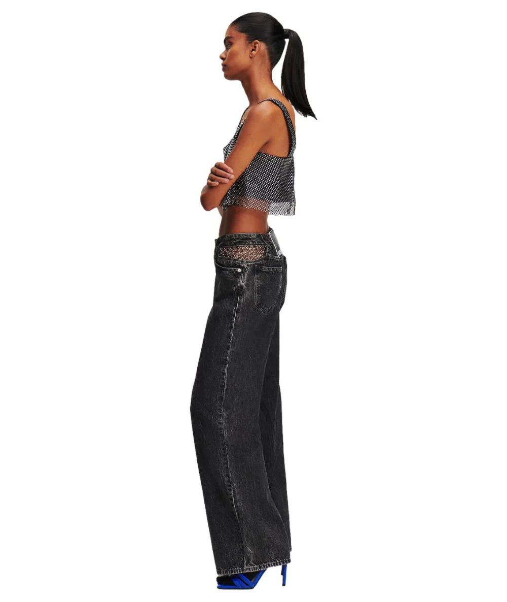 KARL LAGERFELD JEANS Γυναικείο Παντελόνι Relaxed 4