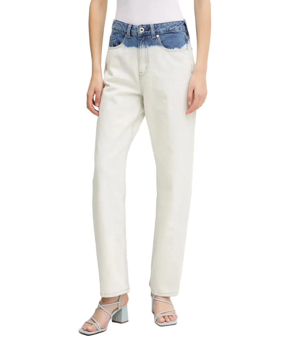 Karl Lagerfeld Women's High Waisted Jeans. 1