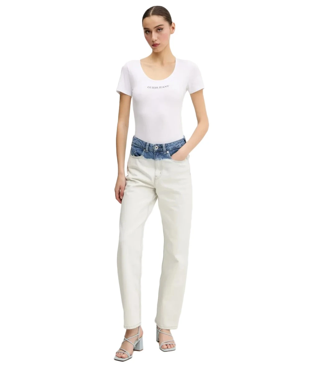 Karl Lagerfeld Women's High Waisted Jeans. 4