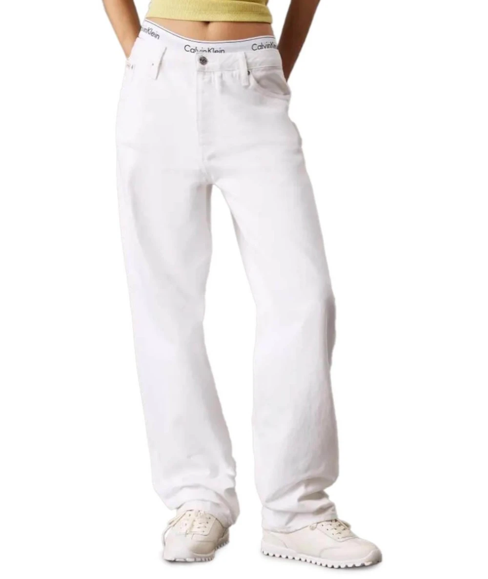 Calvin Klein Women's High Waisted Jeans Loose Fit. 1