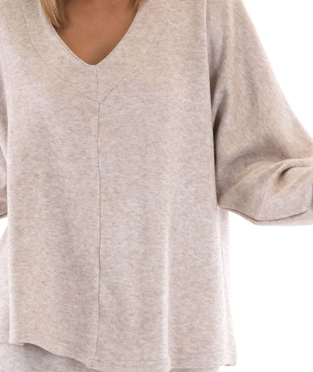 MY T Γυναικεία Μακρυμάνικη Πλεκτή Μπλούζα. 5