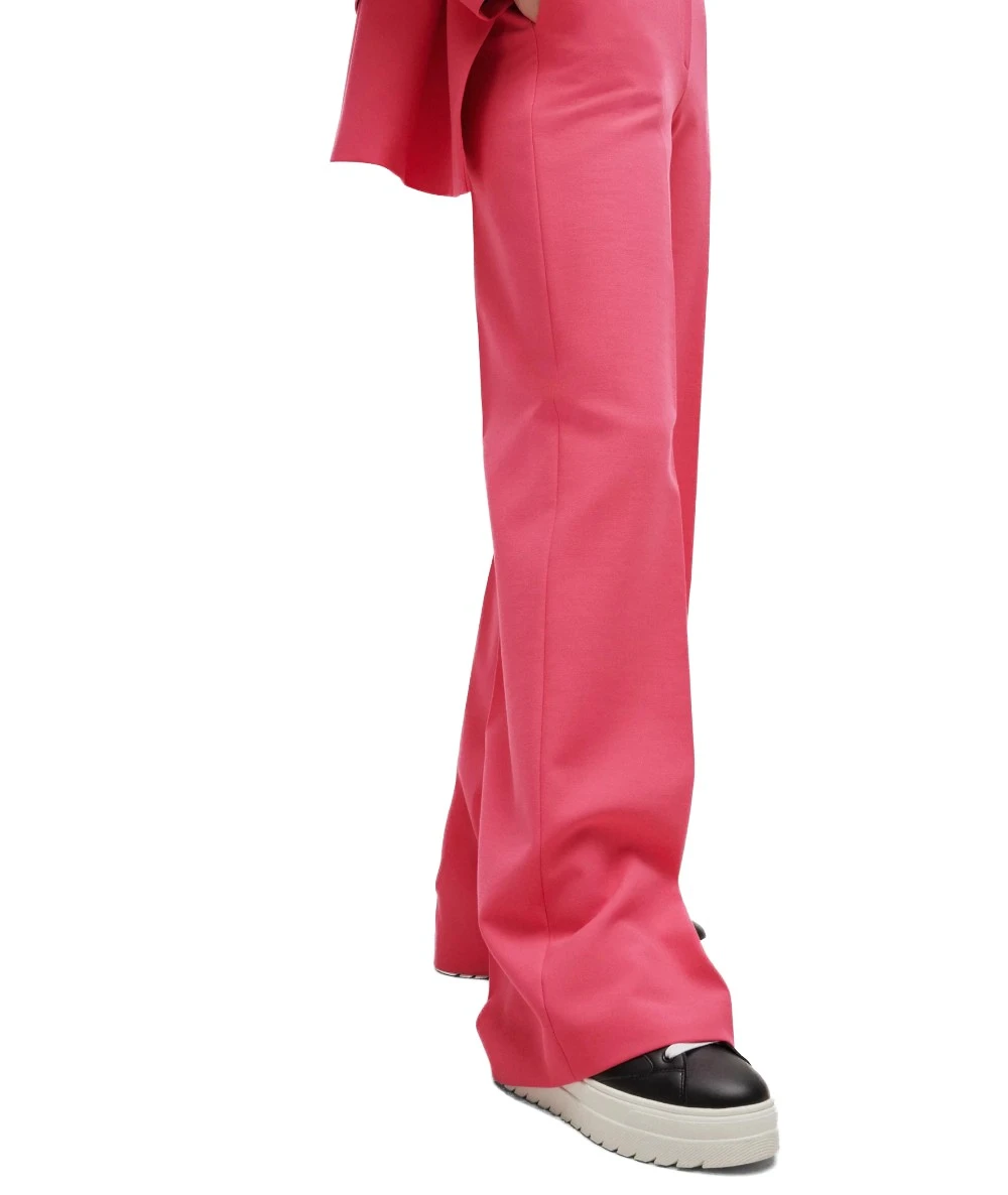 HUGO Style Himia Regular-fit high-waisted trousers with flared leg 4