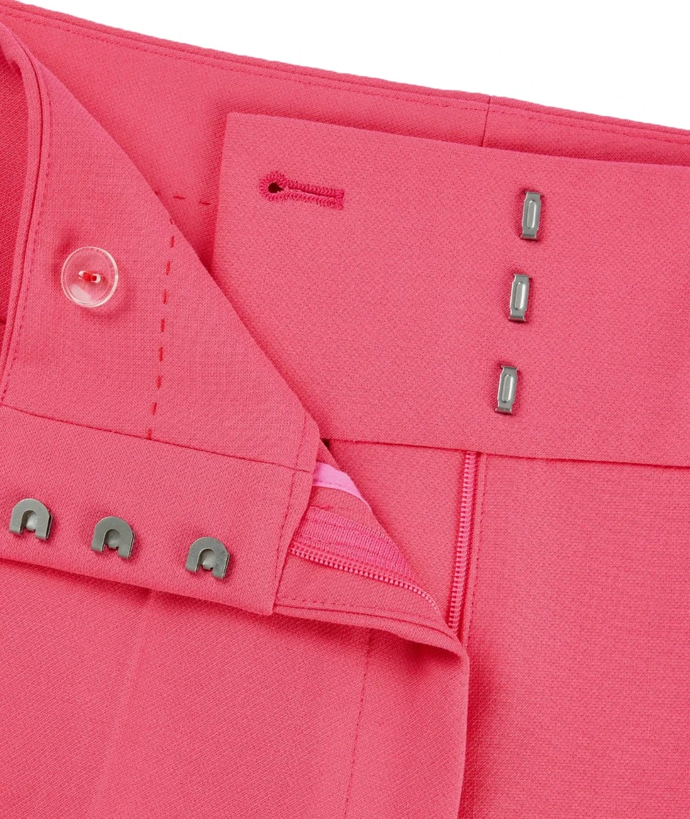 Regular fit high waisted trousers with flared leg 6