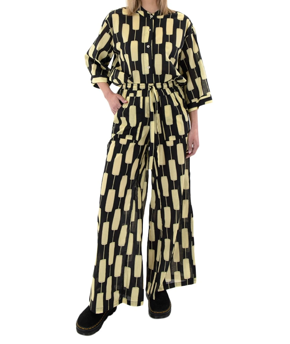 BLACK & BLACK Women's trousers in a wide line 5