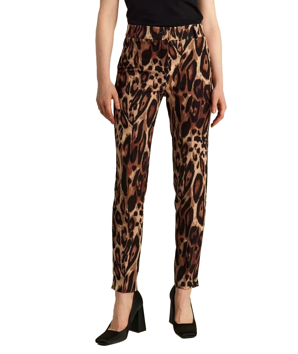 FOREL Γυναικείο Παντελόνι animal print 2