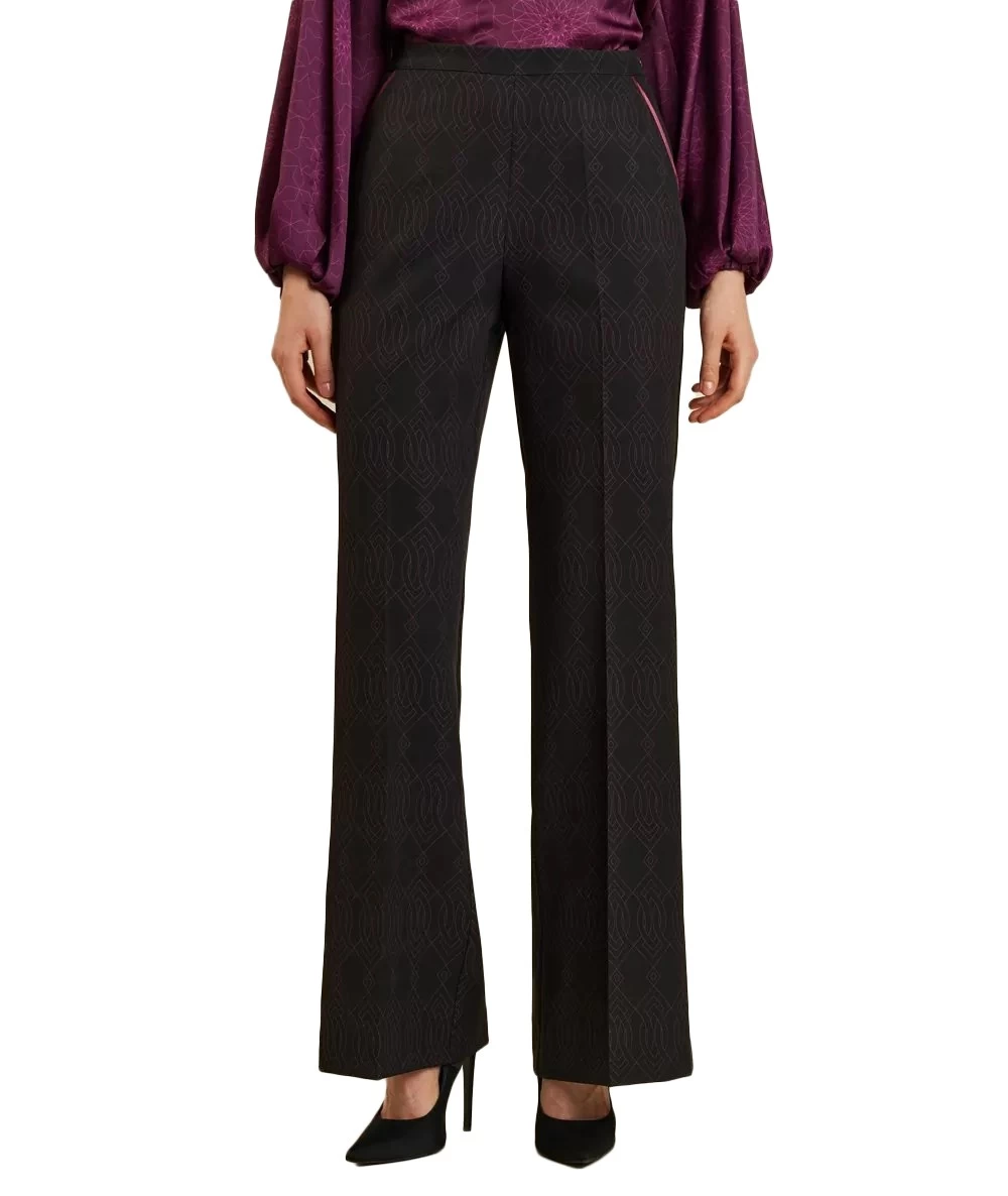 FOREL Γυναικείο Παντελόνι με γεωμετρικά σχέδια 2