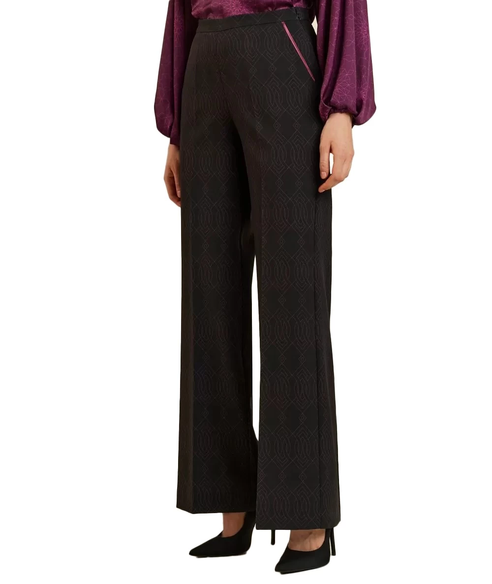 FOREL Γυναικείο Παντελόνι με γεωμετρικά σχέδια 3