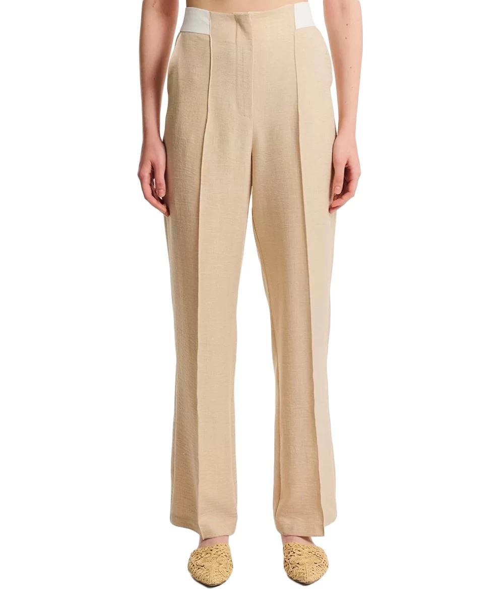 FOREL Γυναικείο Παντελόνι Σε Ίσια Γραμμή. 2