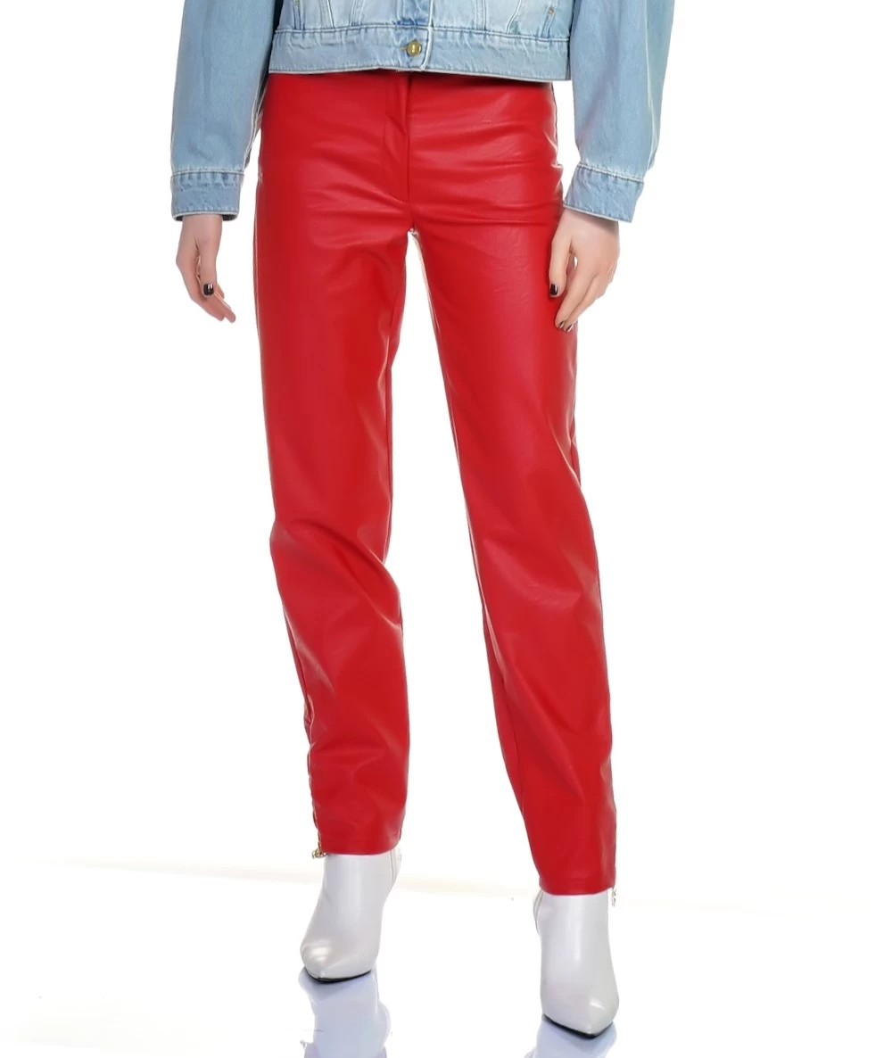 denim kendall and kylie leather pants