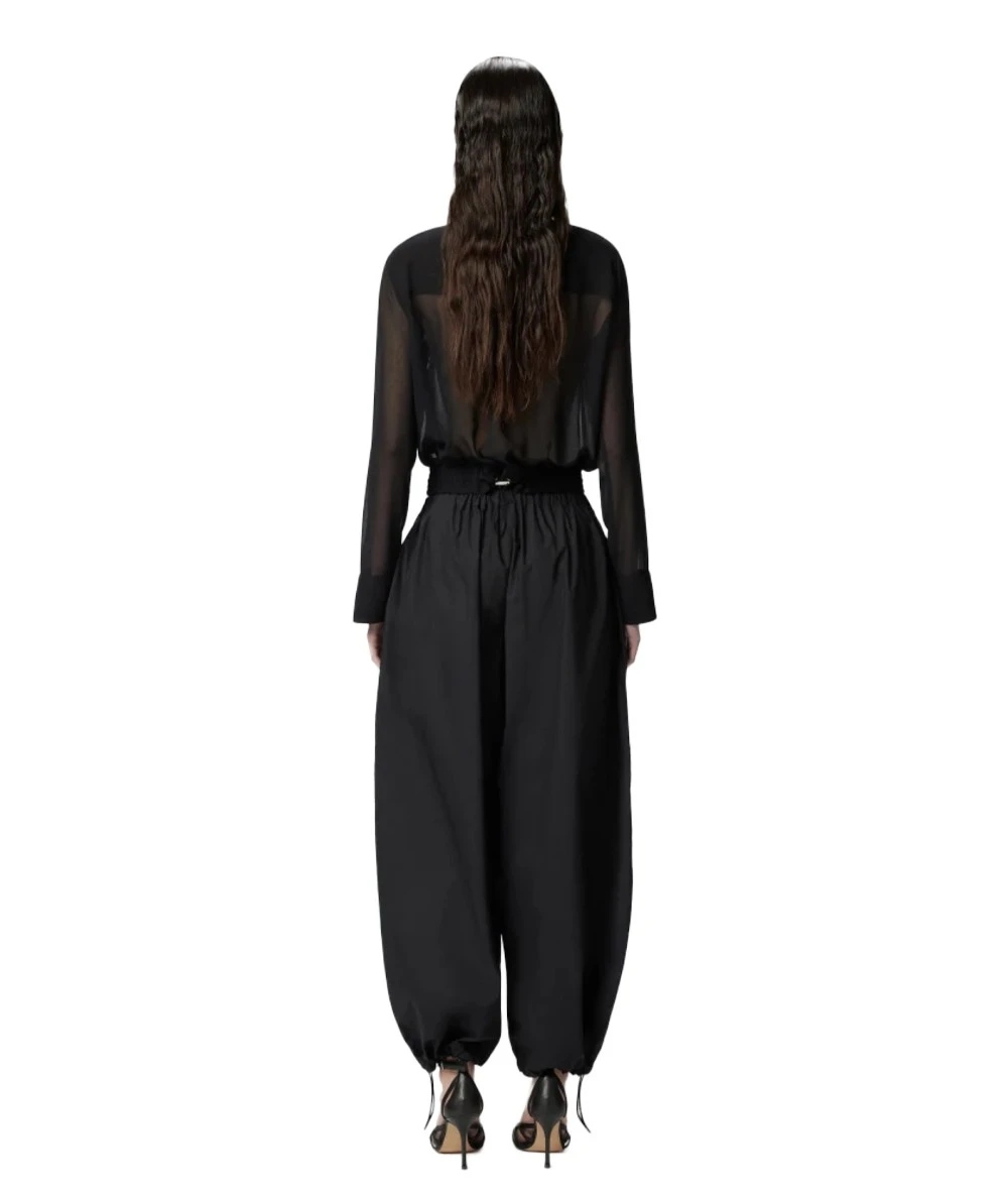 Pinko Γυναικεία Βαμβακερή Παντελόνα σε Loose Εφαρμογή 3