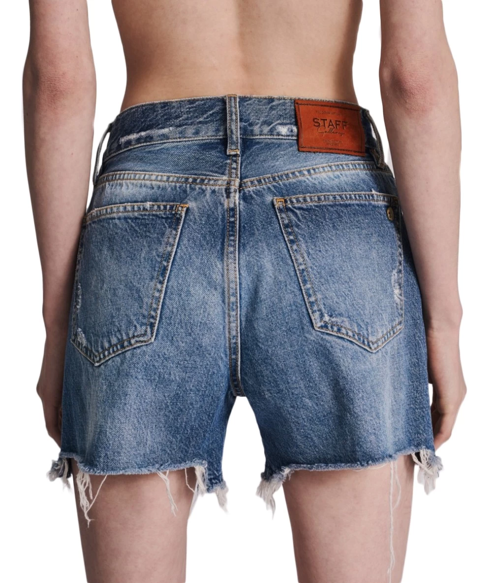 STAFF Women's Denim Shorts. 4