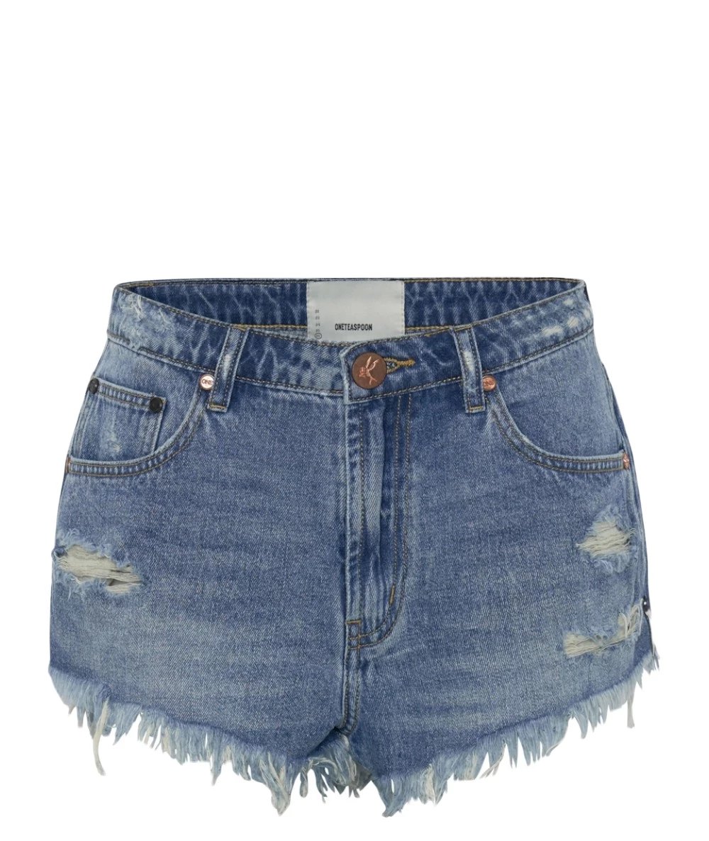 ONE TEASPOON Women's Jean Shorts. 7