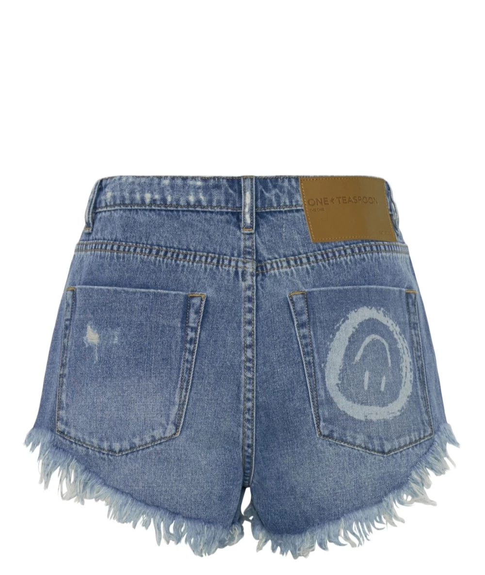 ONE TEASPOON Women's Jean Shorts. 8