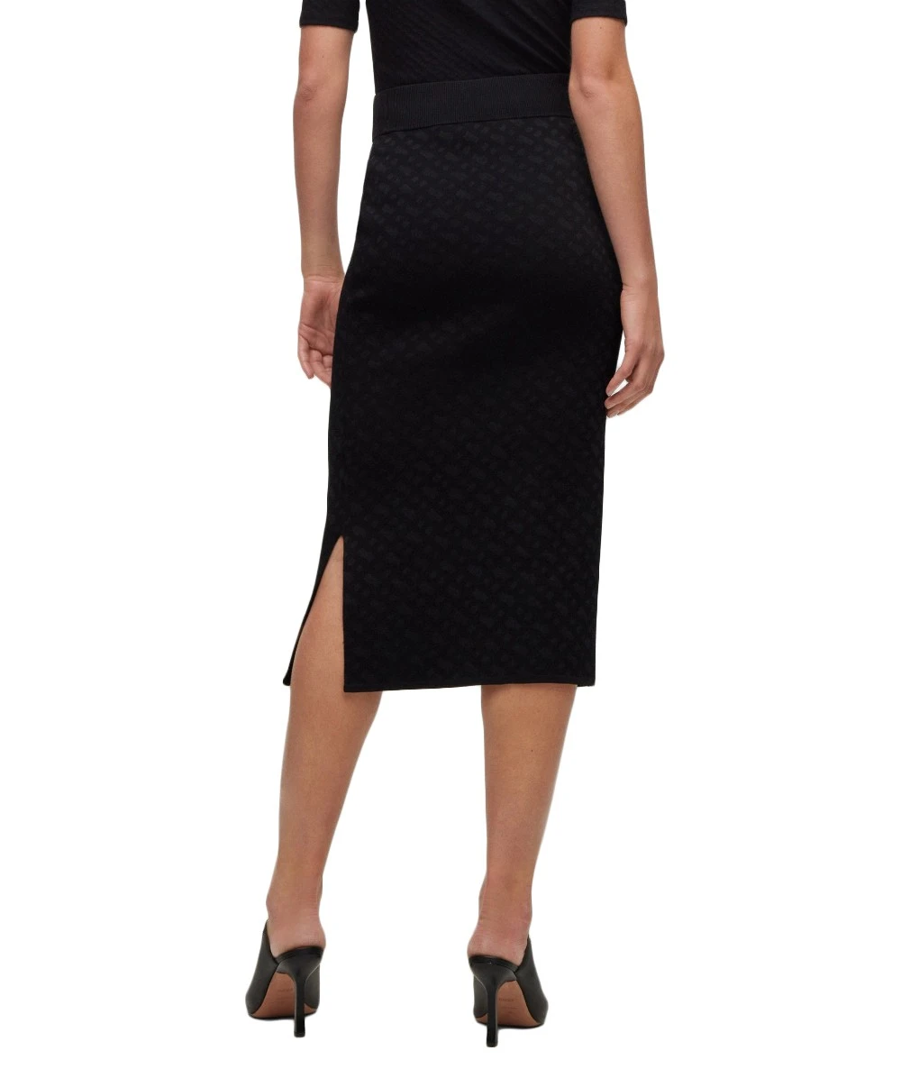 BOSS Women's Knitted Jacquard Skirt. 4