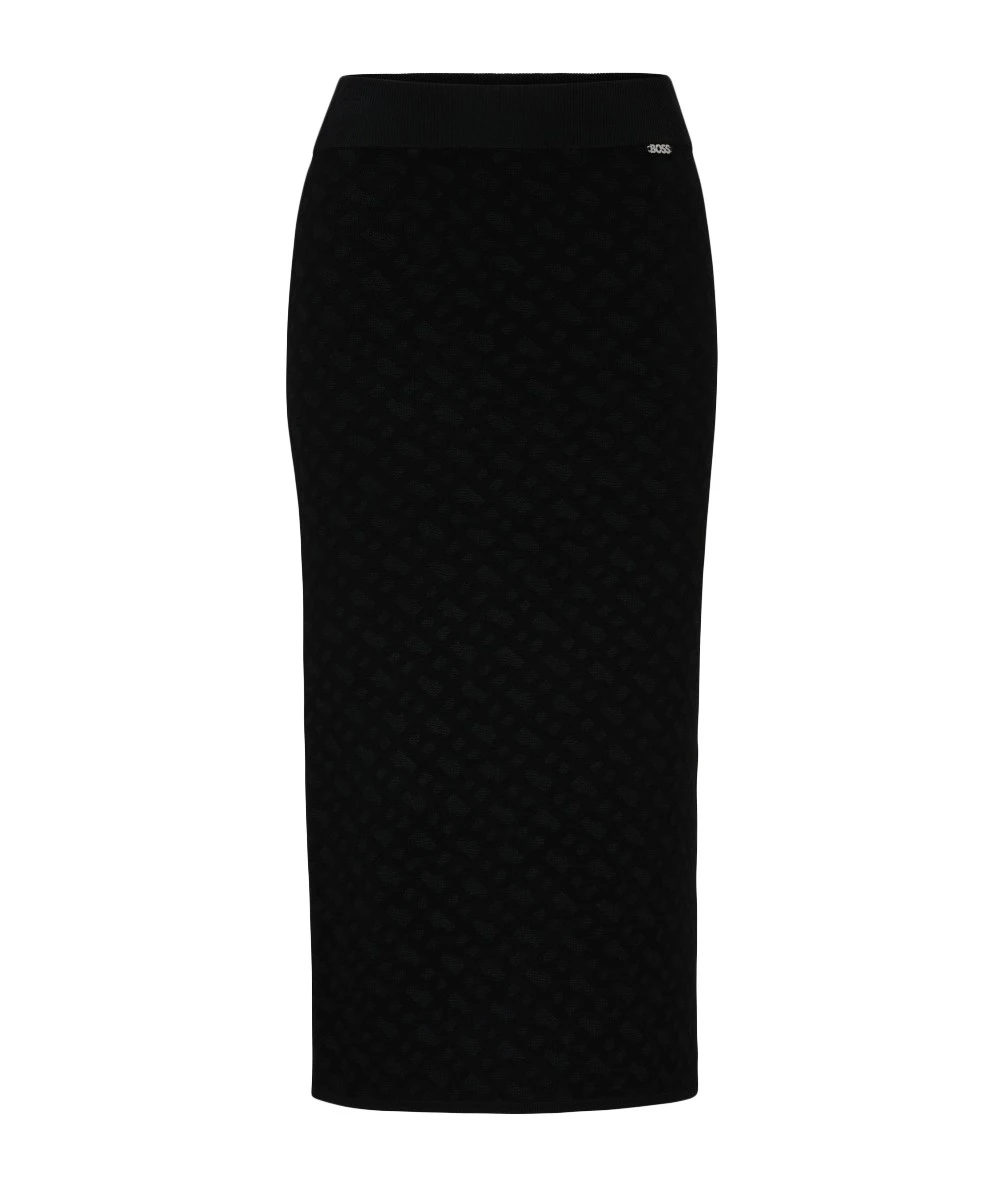 BOSS Women's Knitted Jacquard Skirt. 5