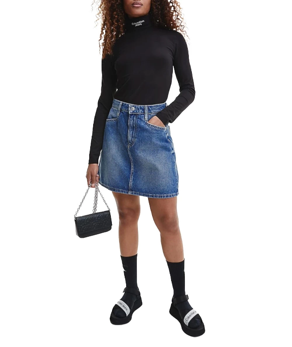 Calvin Klein Γυναικεία τζιν mini φούστα. 2