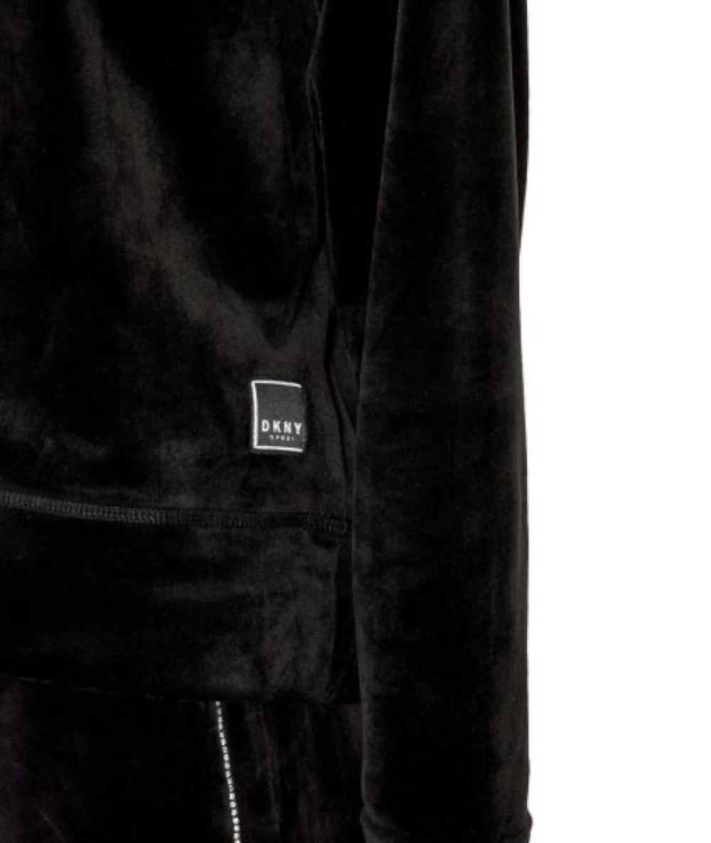 dkny velour sweatshirt