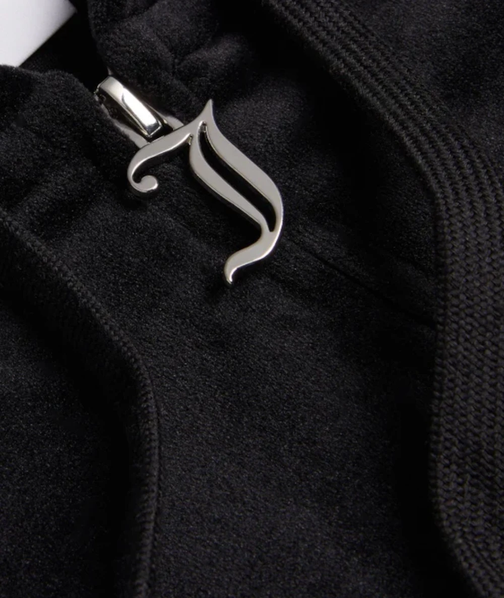 Juicy Couture Γυναικεία Βελούδινη Ζακέτα με Στρας 4