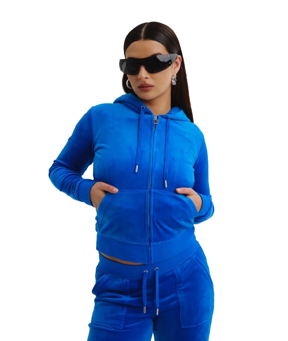 Juicy Couture Women's Velvet Hooded Cardigan 2