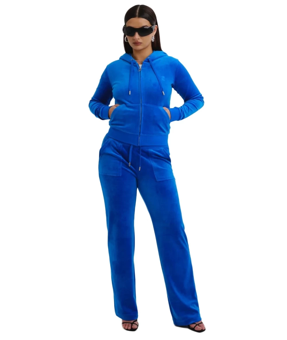 Juicy Couture Women's Velvet Hooded Cardigan 7