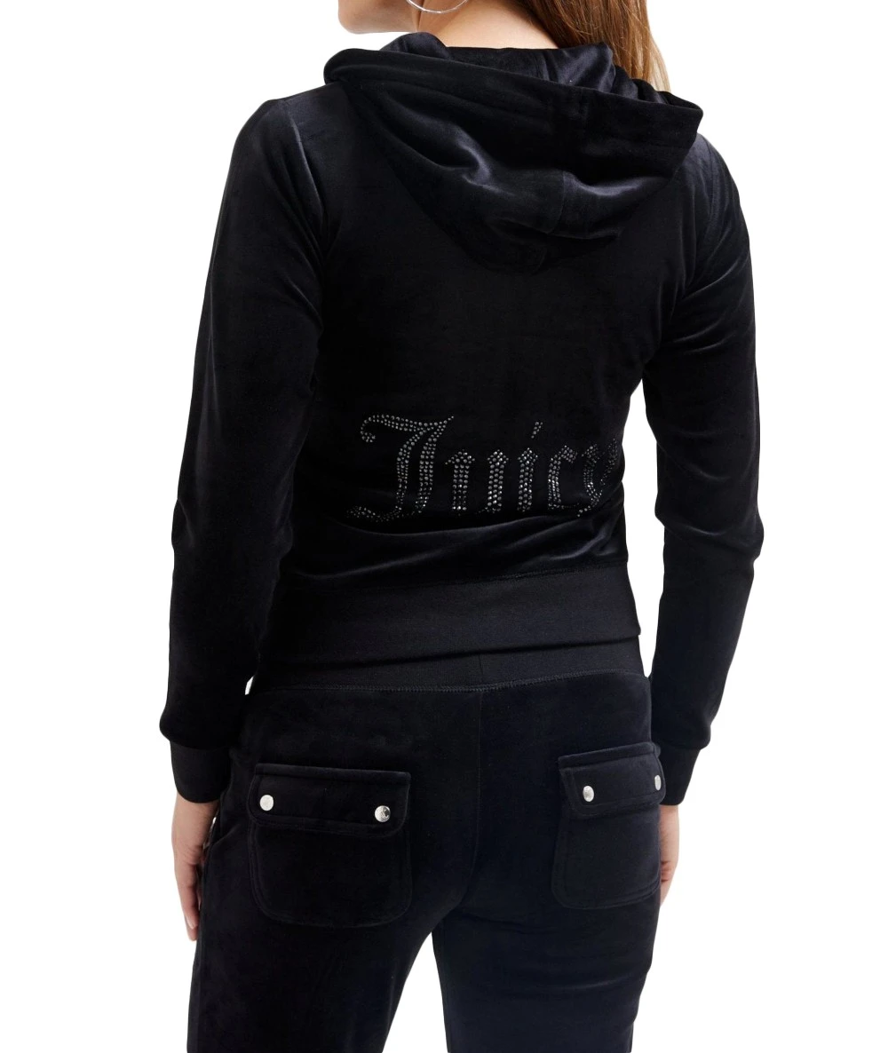 Juicy Couture Γυναικεία Ζακέτα Βελουτέ Με Φερμουάρ Σε Σχήμα Καρδιάς. 7