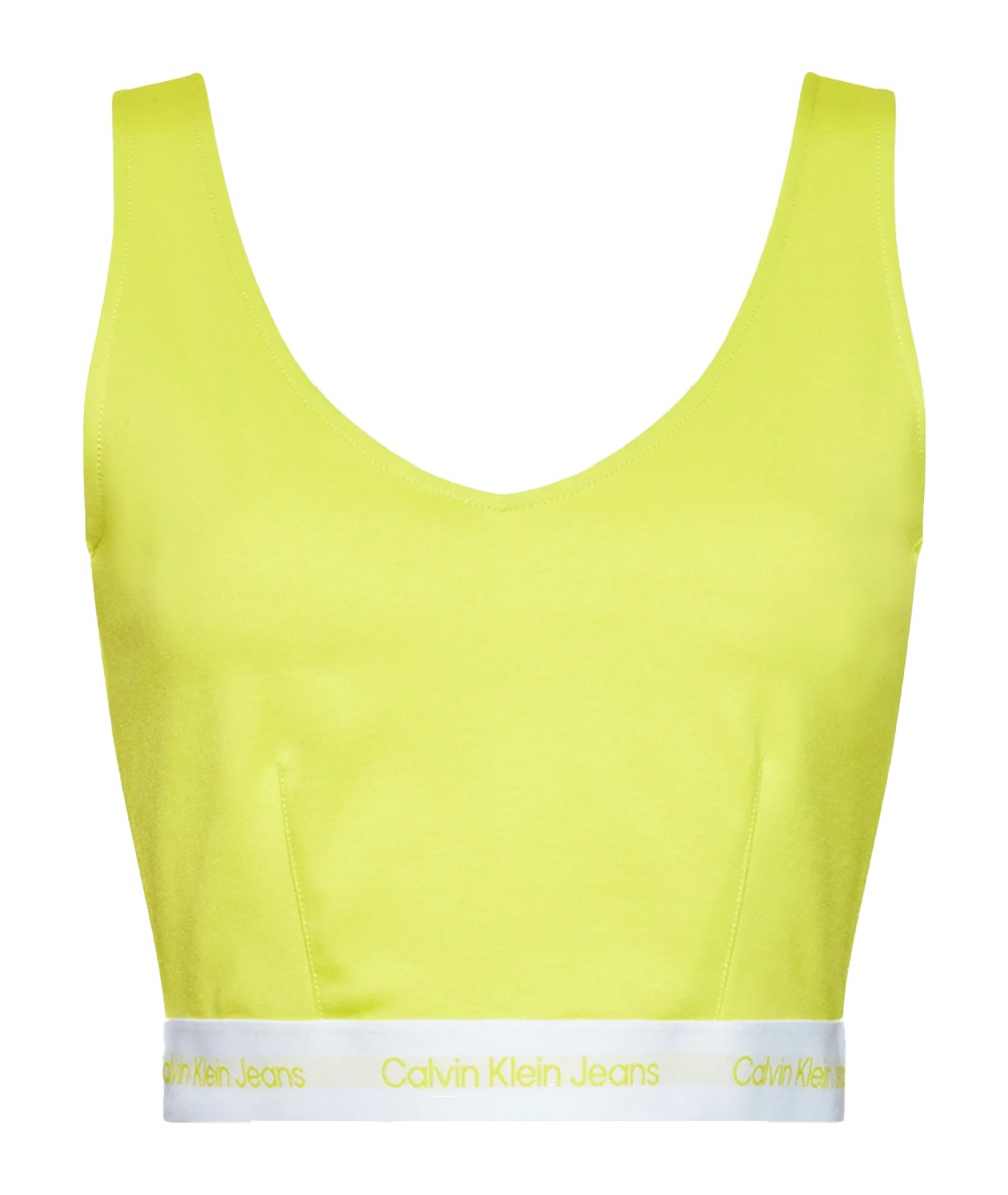 calvin klein yellow top