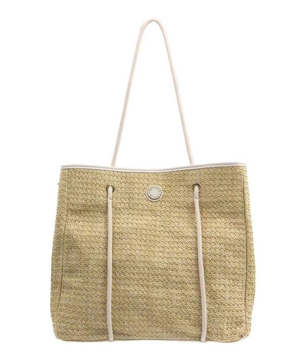 KENDALL + KYLIE ELLIE TOTE Ψάθινη Τσάντα Ώμου 1