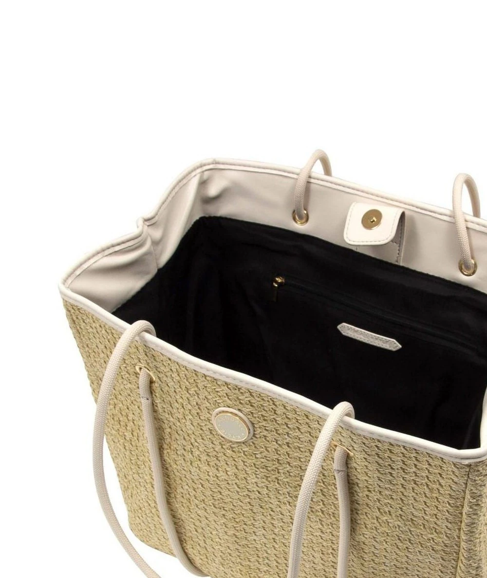 KENDALL + KYLIE ELLIE TOTE Ψάθινη Τσάντα Ώμου 4