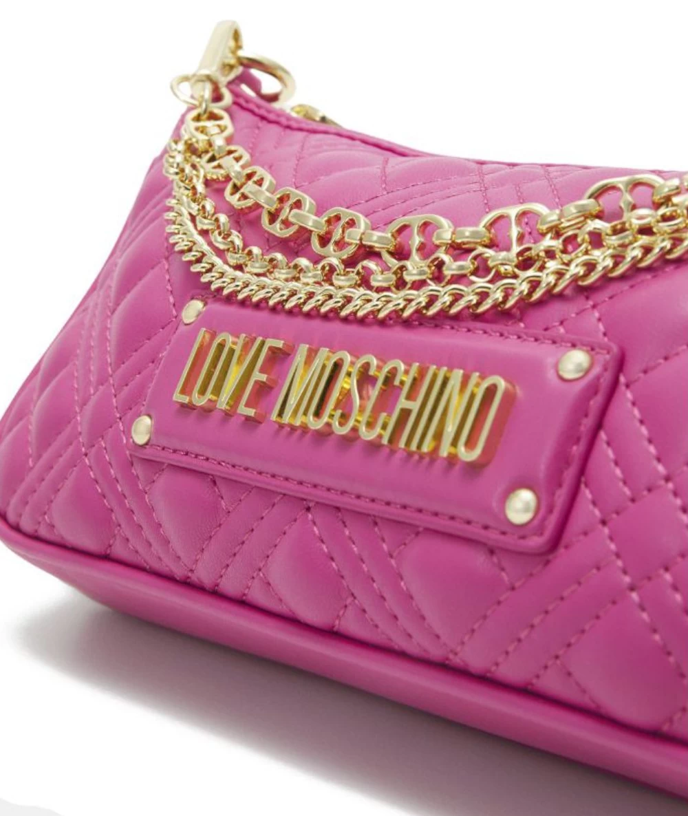Moschino Γυναικεία Καπιτονέ Τσάντα Ώμου 4