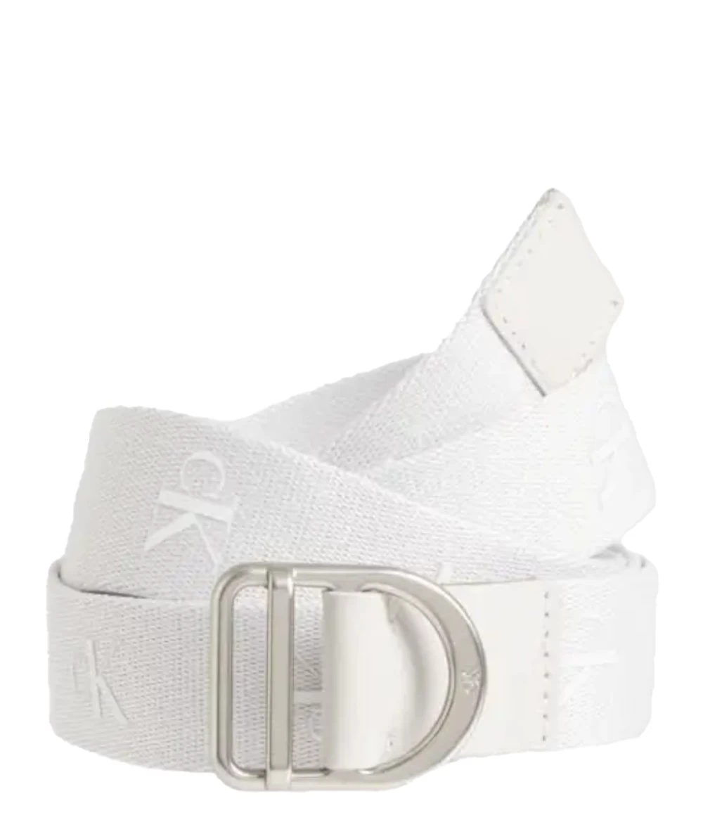 Calvin Klein Women's logo fabric belt 1