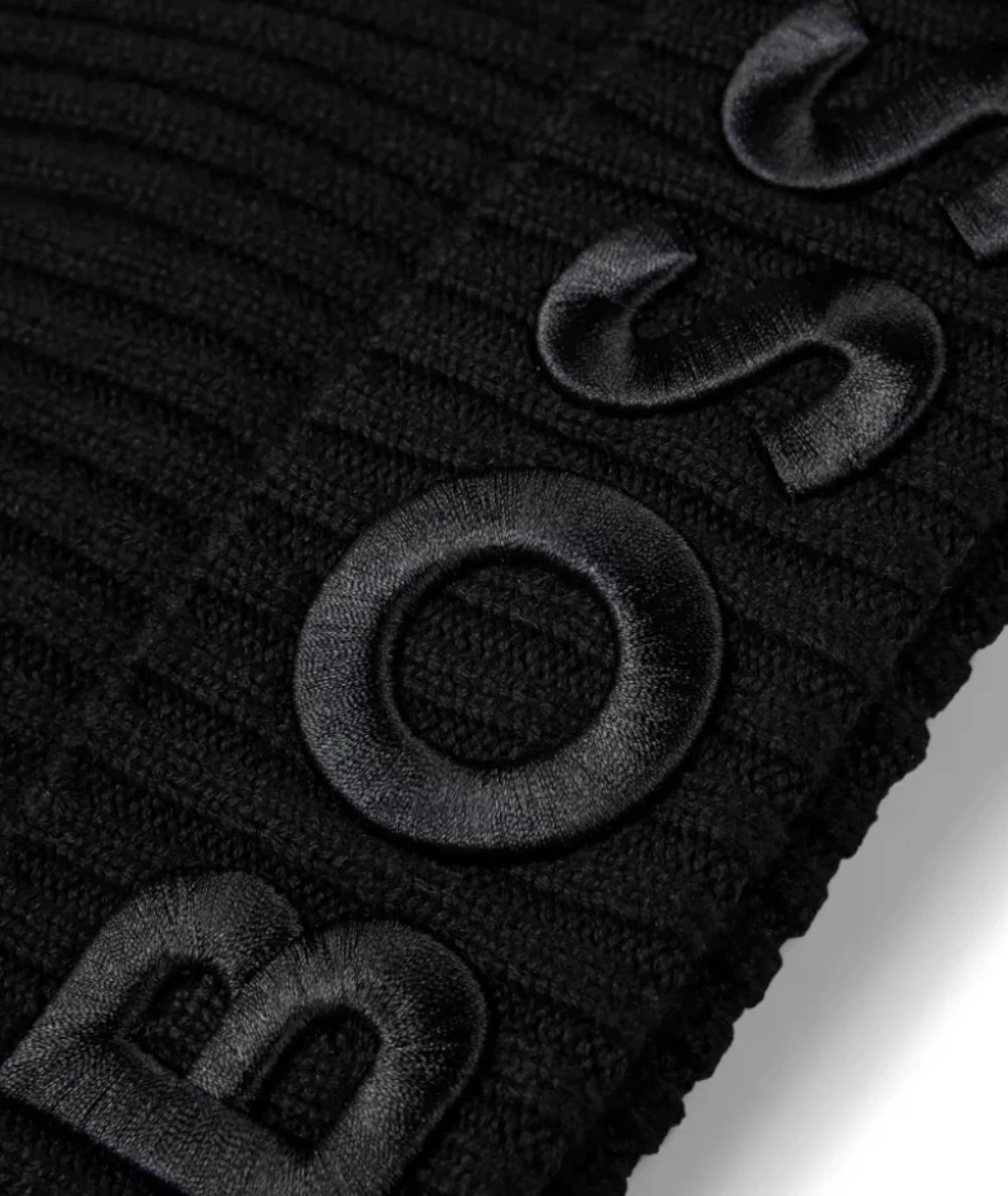 BOSS Zaryan Beanie Unisex Cap with Rib Knit 2