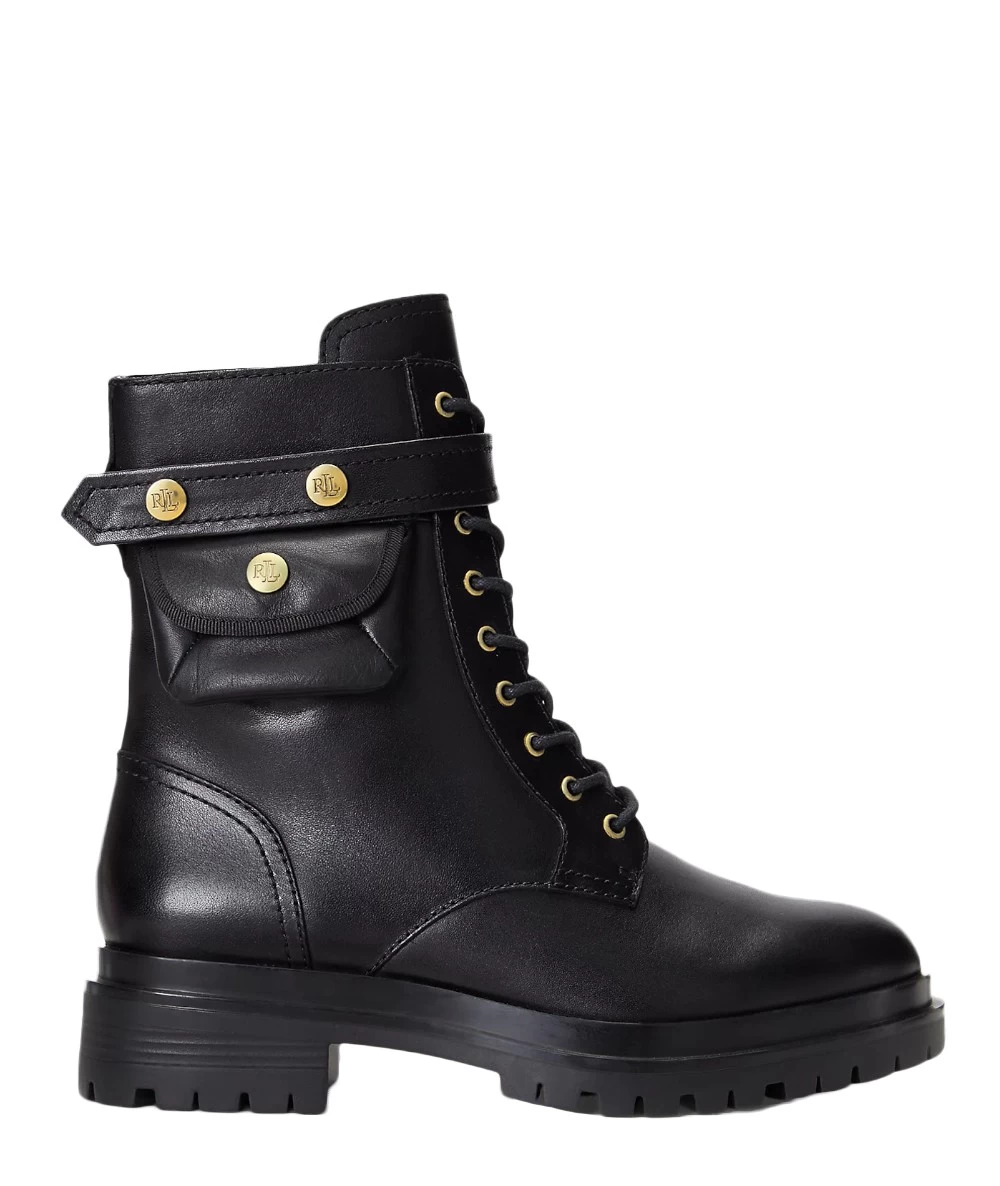 Ralph Lauren Cammie Burnished Leather Boot 1