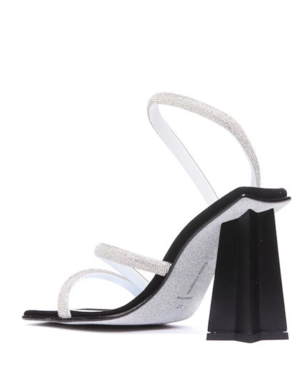 Chiara Ferragni Γυναικεία Πέδιλα με Χοντρό Ψηλό Τακούνι 3