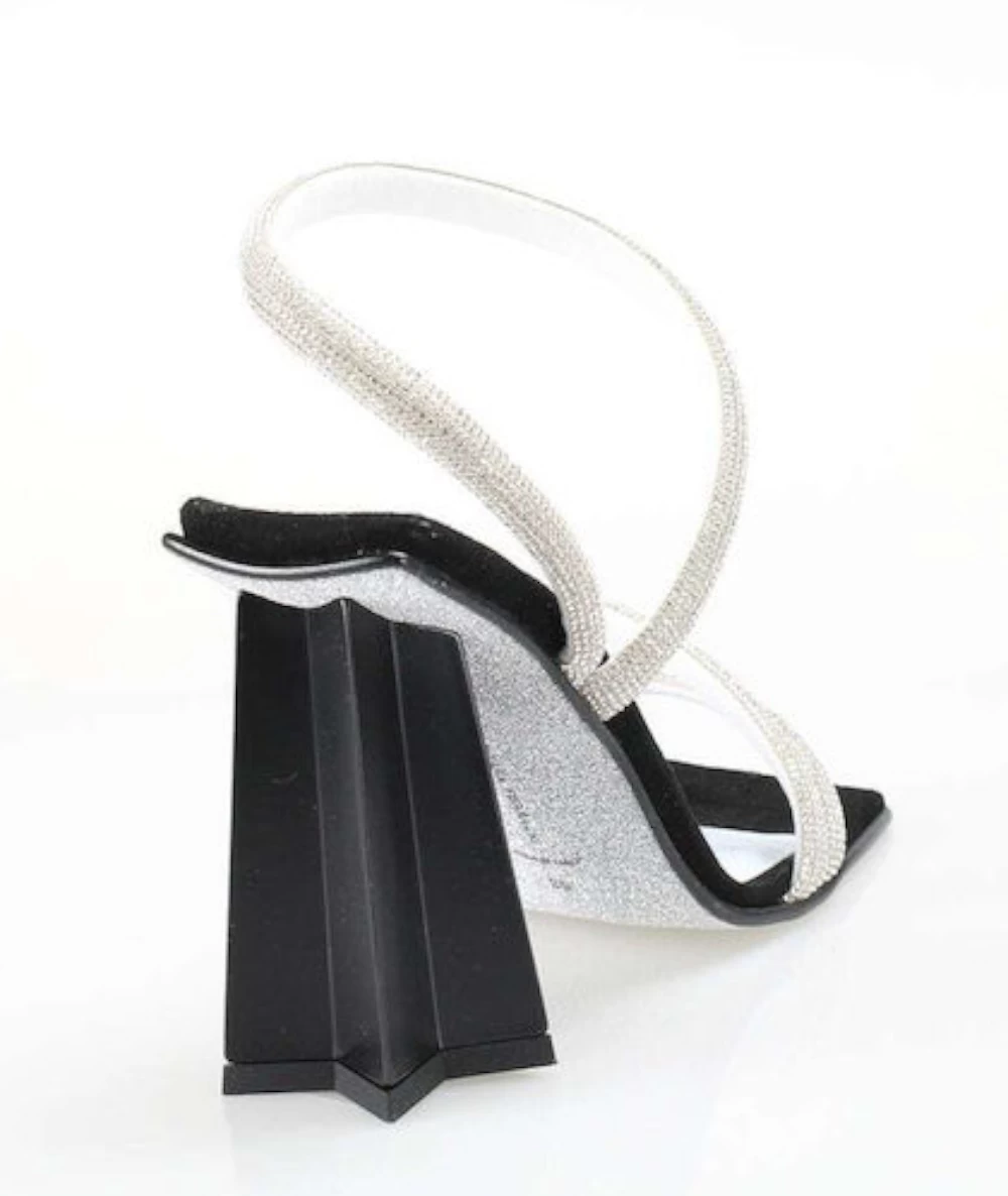 Chiara Ferragni Γυναικεία Πέδιλα με Χοντρό Ψηλό Τακούνι 4