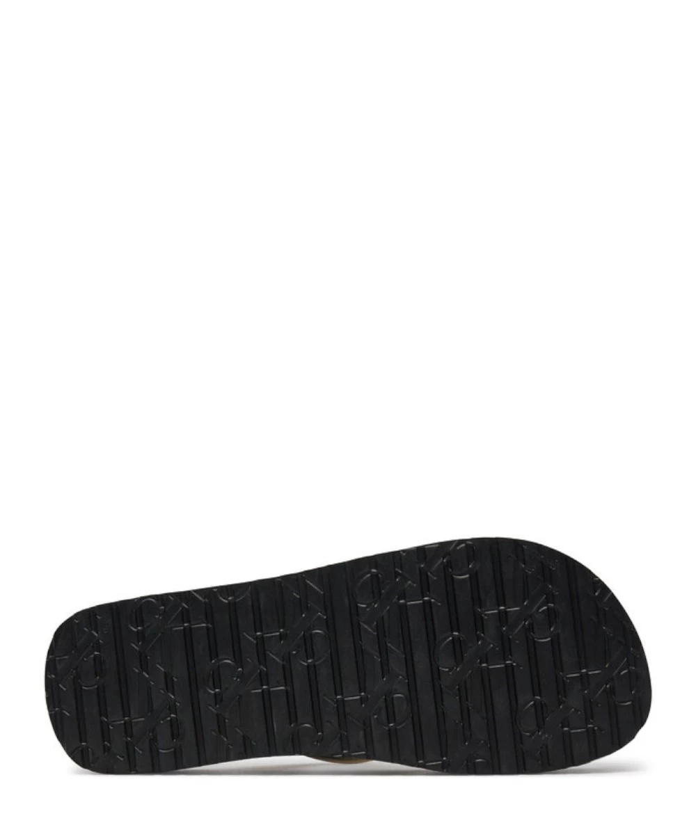 Calvin Klein Flatform Monologo Women's Beach Flip Flops. 5